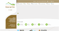 Desktop Screenshot of cc-plainedelain.fr