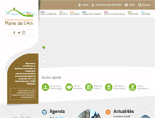 Tablet Screenshot of cc-plainedelain.fr